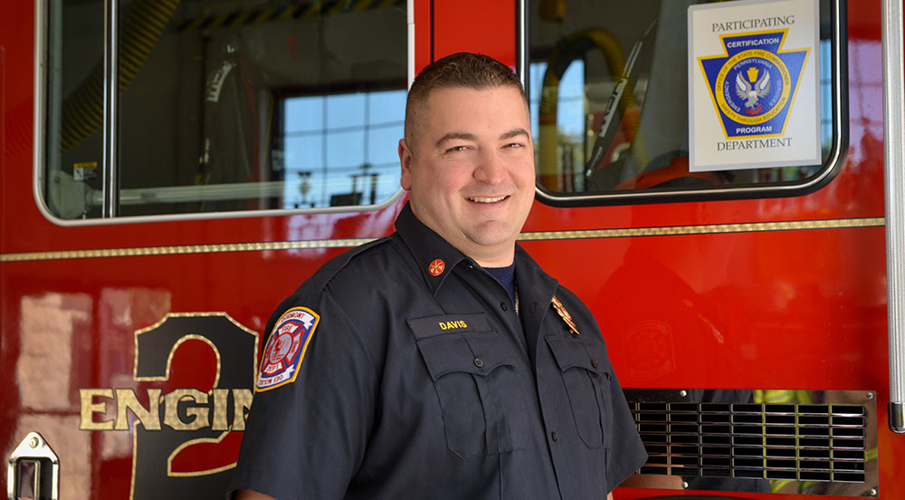 Pictured is public administration alumnus Mathew Davis.